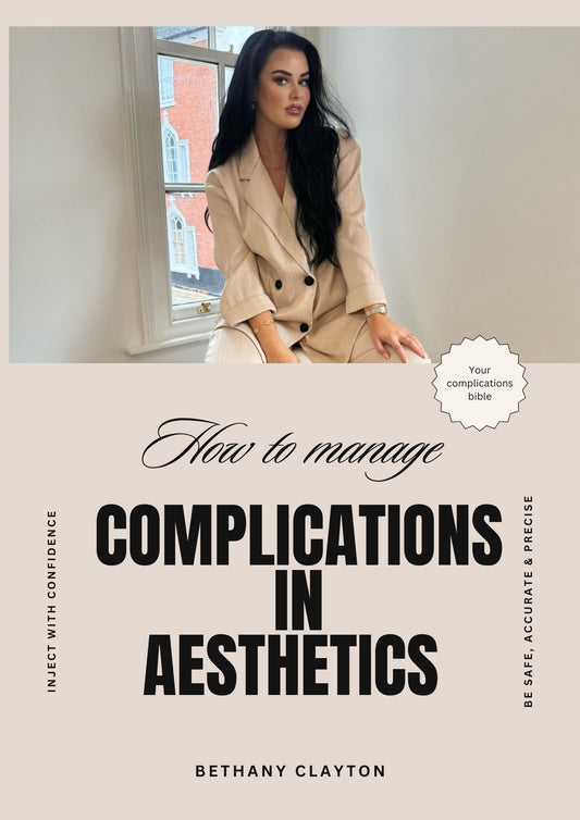 Online Aesthetics complications management training course ebook by The Aesthetics Room Bromsgrove 